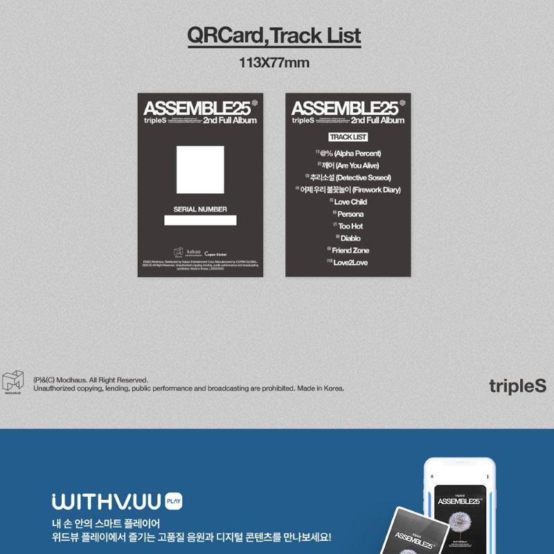 tripleS – Full Album [ASSEMBLE25] (QR ver.) Buy cheaply on Joom