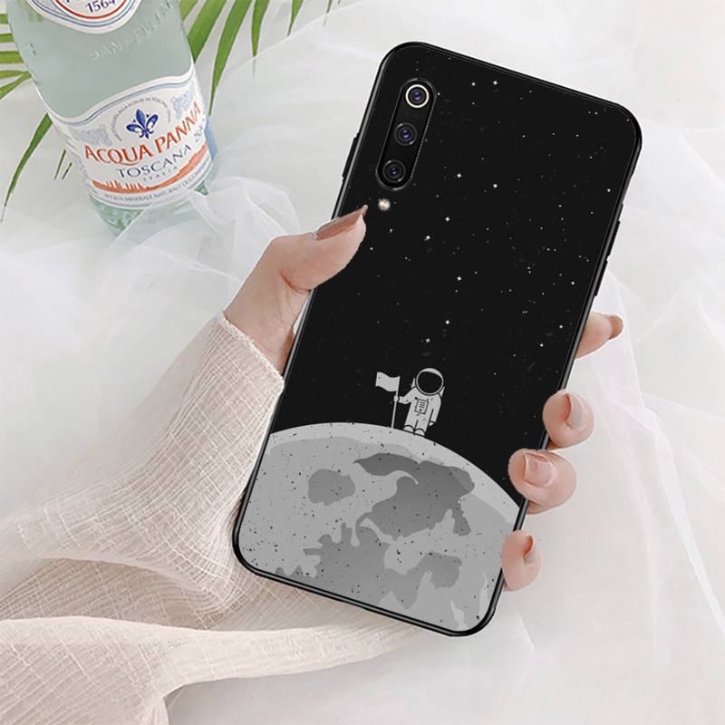 

Чохол для телефону Moon Astronaut для Xiaomi mi 5 6 8 9 10 lite pro SE Mix 2s 3 F1 Max2 3 Xiaomi mi 9 se