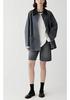 Women's Spring 2026 Stretch Cotton Lapel Denim Jacket