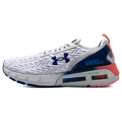 HOVR Mega 2 Leder Gestrickt Bequem Sport Leicht Low-Top Lifestyle Freizeitschuhe Herren Sneaker Weiß Blau 3025472-100
