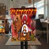 Galatasaray pattern Flannel Blanket, High quality Comfortable for All Seasons, Home Decor, Warmth and Comfort, Perfect for Gifts.