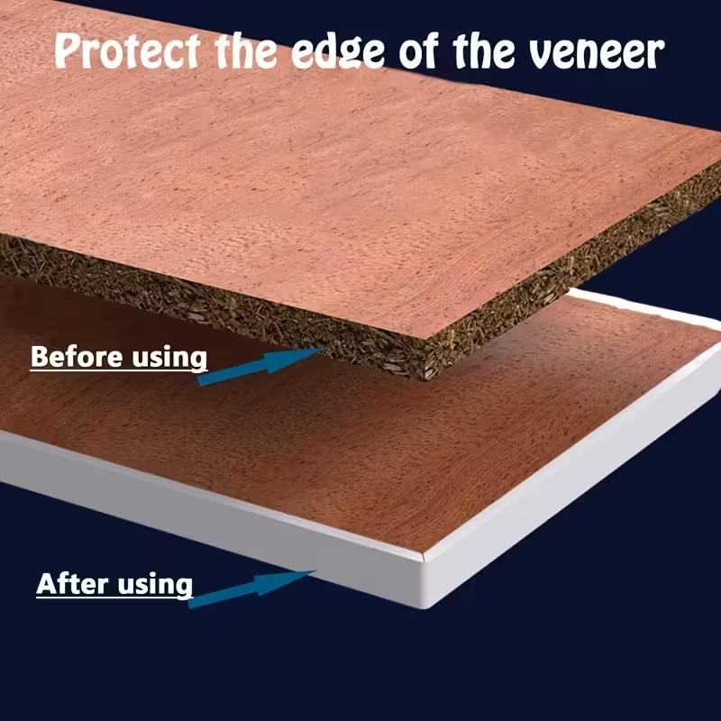 1PC 5/10m U-Shape Edge Banding Self Adhesive Veneer Edging Furniture Edge Protector for Cabinet Repair Furniture Restoration