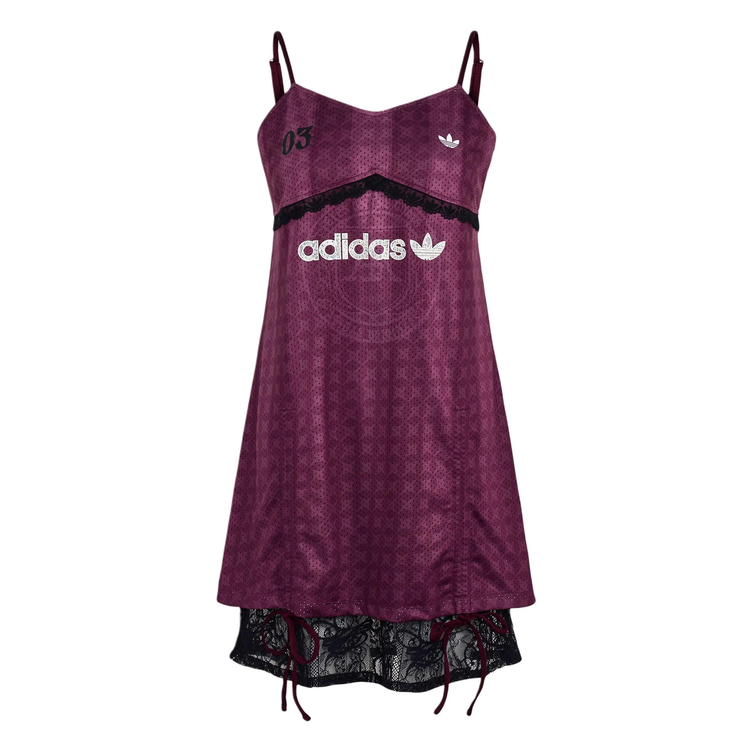 Adidas Originals Black Dress Loose Fit Pullover Spliced Sports Tank Dress Women dresses KU4753 XS