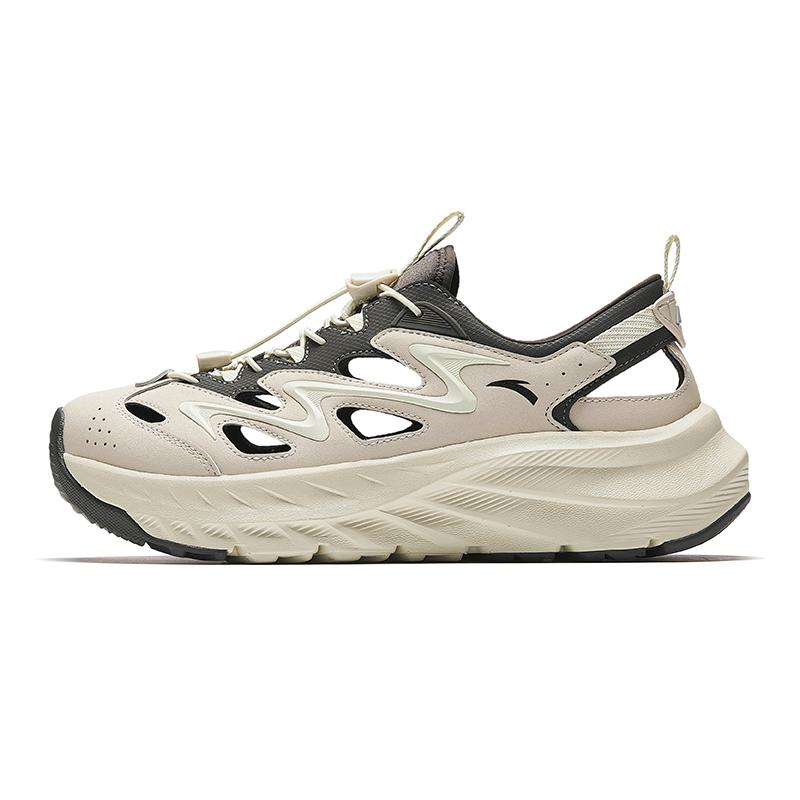 Anta Comfortable Versatile Hiking Sandals Lightweight Breathable Non-Slip Water Shoes Men Sandals Light-Gray 912528522-10