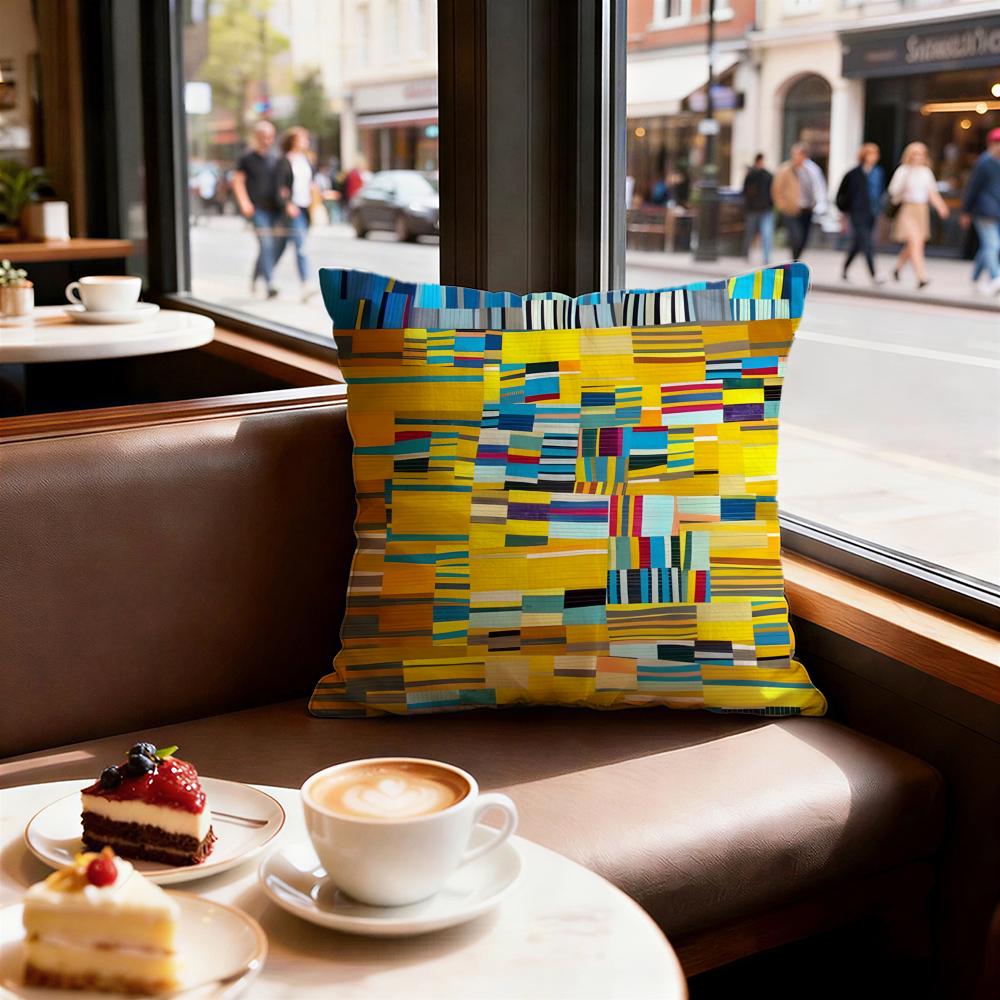Landscape Cushion Cover Set of  Decorative Short Plush Pillow Covers for Sofa Soft  Cushion Case x cm
