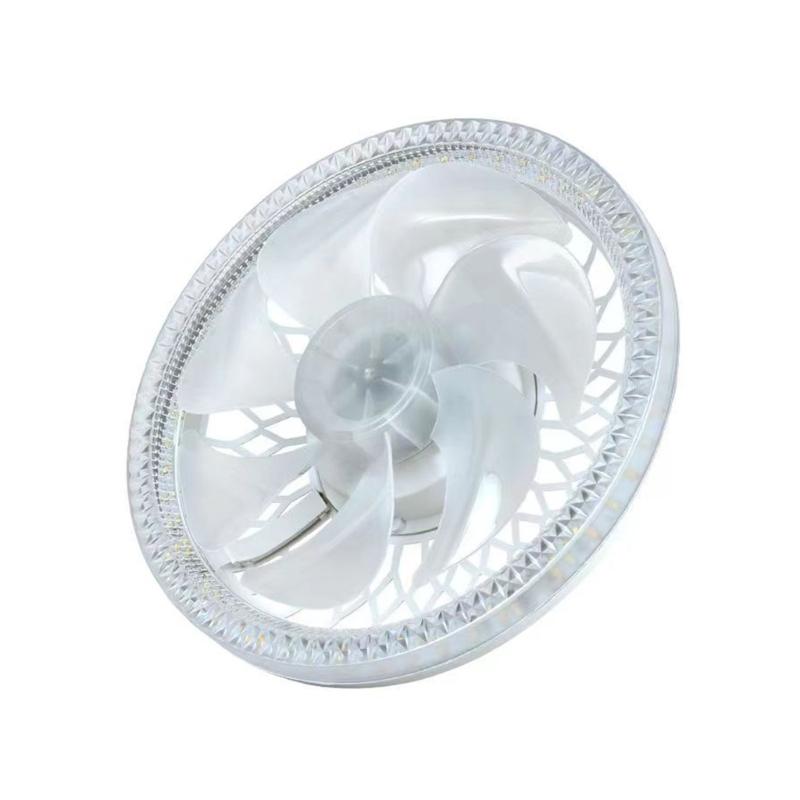 Intelligent Ceiling Fan Lamp 45W with Adjustable Speeds for Living Rooms Energy Efficient Remote Control Fan Light 1