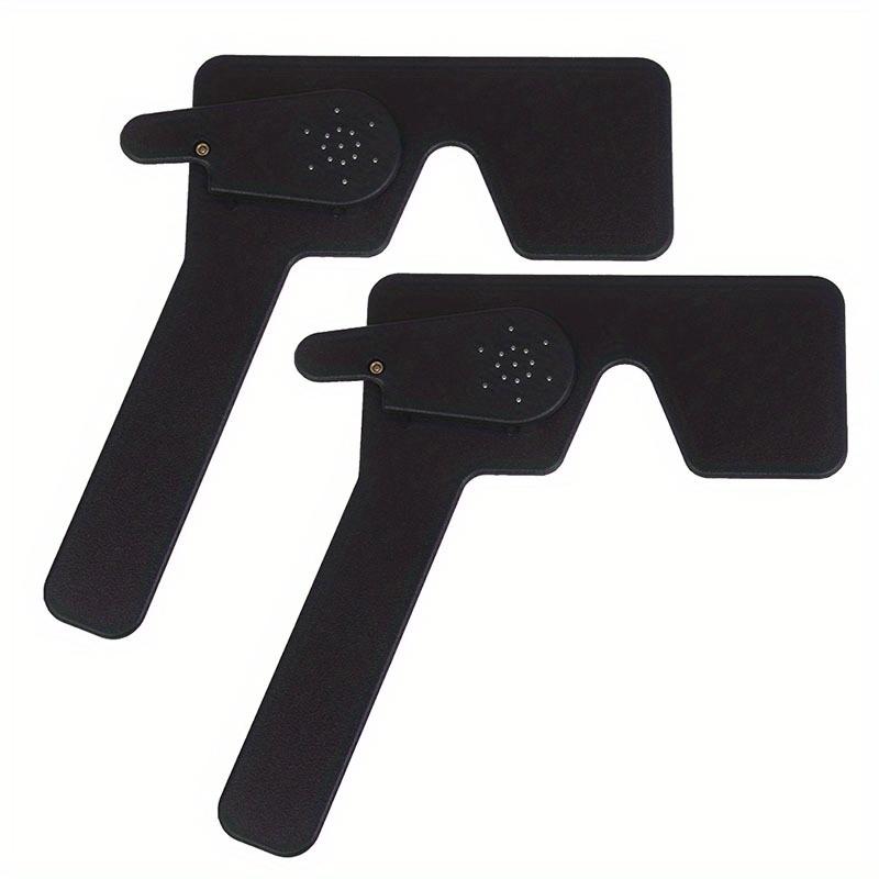 

2 шт. офтальмологический окклюдер для глаз для офтальмологов, окулистов и ортоптистов инструмент для проверки зрения (черный) чёрный