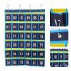 30/36/42/48 Grids Phone Hanging Bag Numbered Wall-mounted Door Hanging Bag Thickened Phone Storage Bag School Wall Door Decor