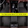 Car Floor Mats For Mercedes Benz CLS 2018    Waterproof Anti Slip All Weather Automobile Foot Pads Leather Carpets