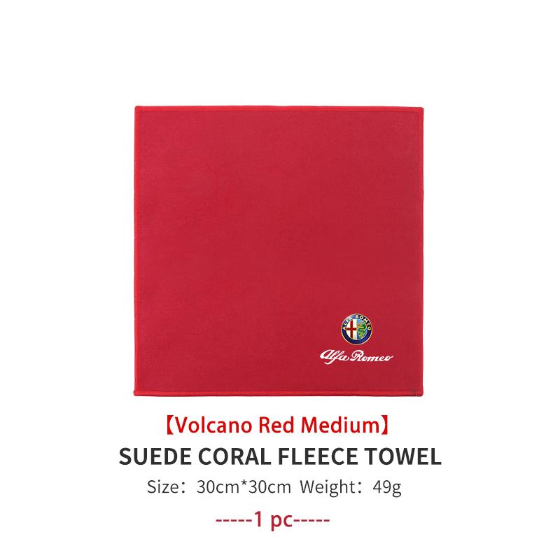 Car Wiping Drying Cloth Towel Absorbent Microfiber Towel For Alfa Romeo 159 Giulietta Giulia 147 Mito 156 159 166 GT Stelvio