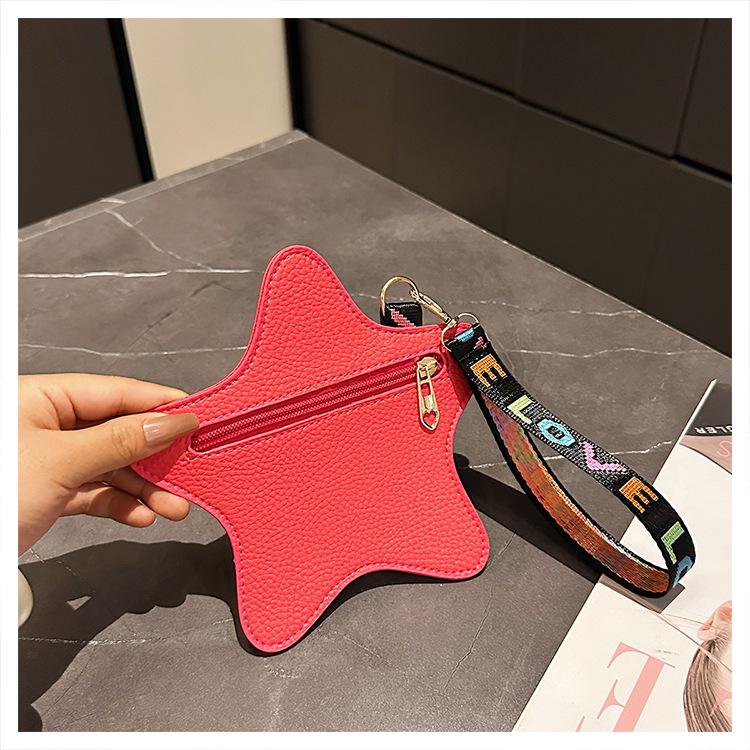 

Персонализированная мода пятиконечная мелочь лето новый персонализированный контрастный цвет популярный повседневный клатч роза розовый