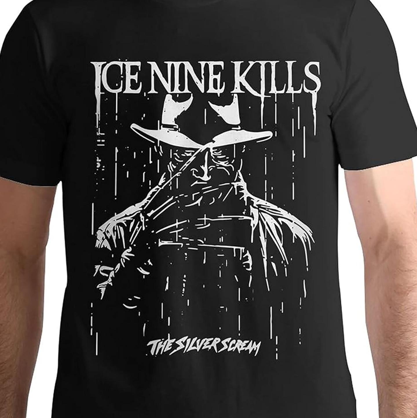 Ice Nine Kills Men s the silver scream black T-shirt Unisex All sizes 2F101 S