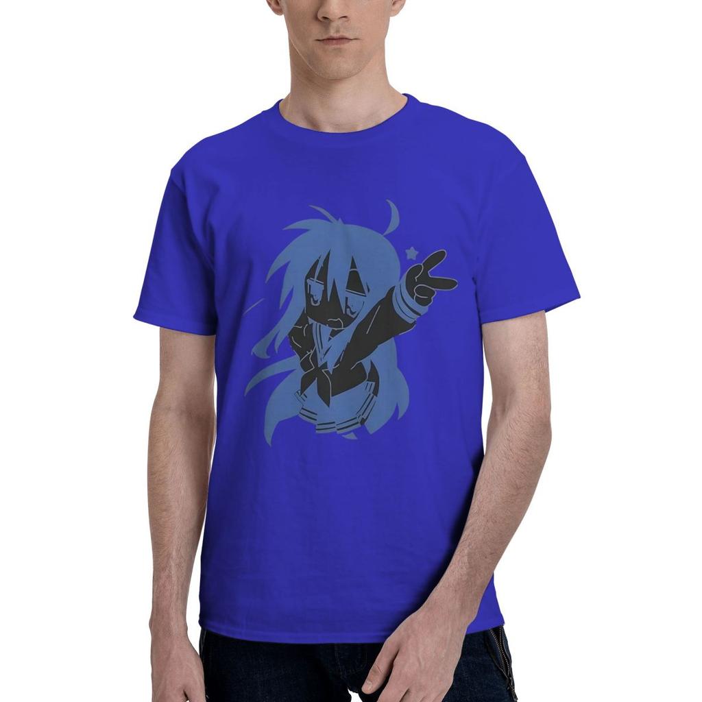 Konata Izumi Lucky Star 100 Cotton Casual Breathable Confortable Shirt Mens Designer Clothes Man Clothes