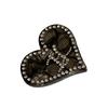 Chic And Elegant Love Heart Rhinestone Hair Clip Perfect For Everyday Use