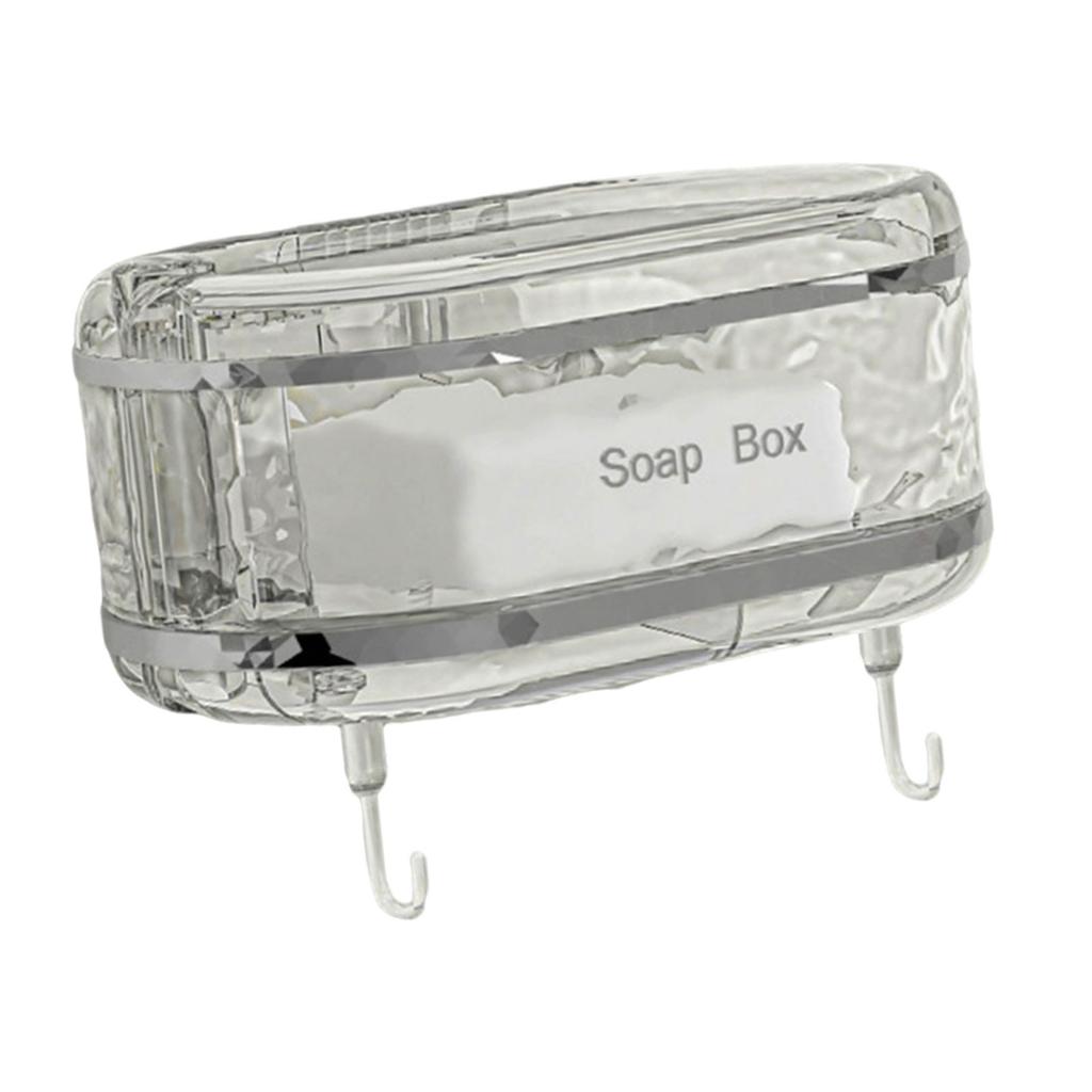 Soap Dish Strong Adhesive and Adjustment Tray Suction Cup Soap Holder for Home Decoration Essential in Kitchen or Bath