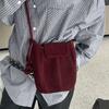 Premium matte cowhide hobo shoulder armpit bag European fashion soft leather lazy wind messenger saddle bag female tide