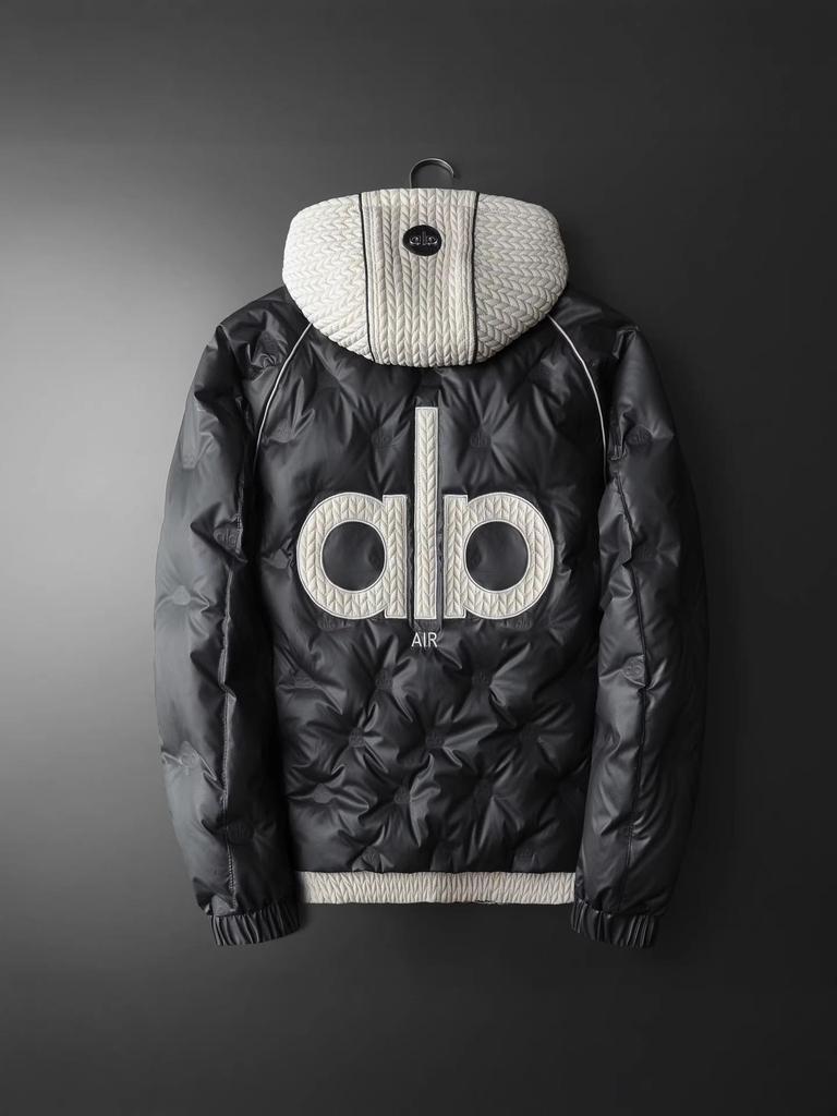 European High-End Men's White Duck Down Jacket - 2025 Winter Luxury Trend, Hooded & Lightweight Cold Protection Outerwear