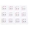 Lady's 12Pairs Metal Ear Studs Earrings for Piercing Machine Ear Piercing Tool Kit