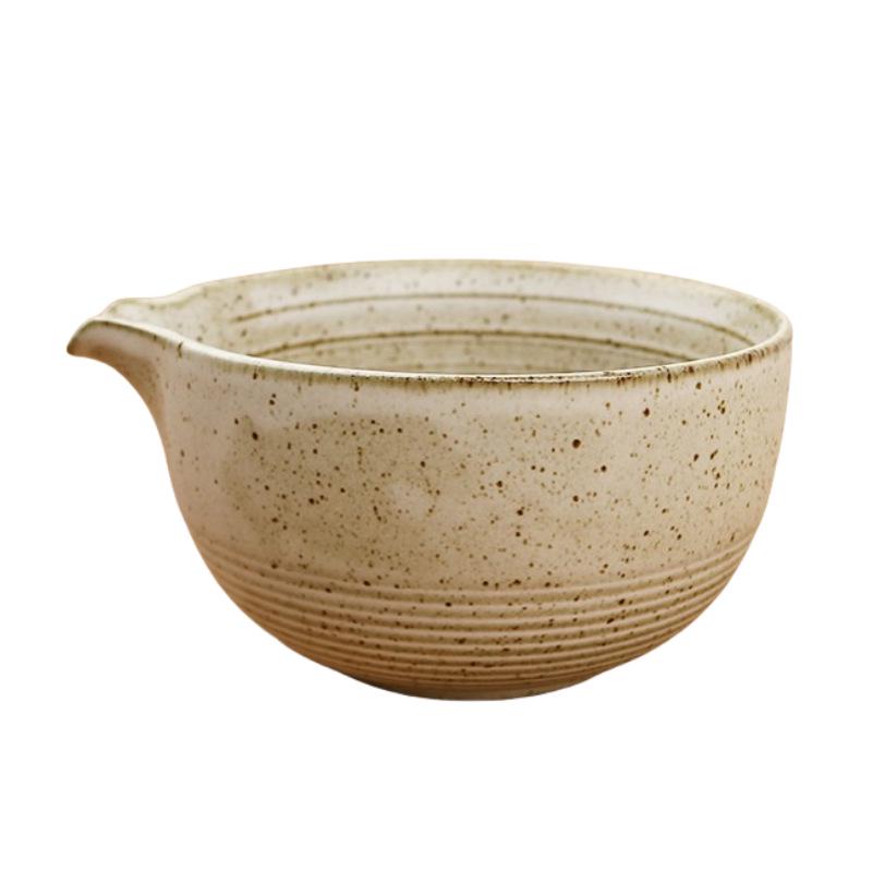 Japanese Ceramic Tea Ceremony Set: Matcha Bowl, Whisk Stand, Hyakuhon-Tate Whisk, and Scoop