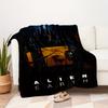1Pc ALIEN EARTH Print Flannel Blanket, High quality Digital Printing, Comfortable for All Seasons, Home DecorGifts821020