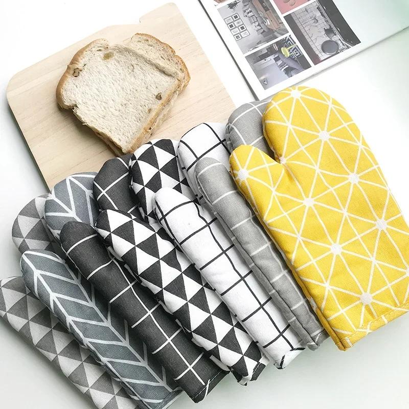 Anti-scalding, High Temperature Resistant, Insulation Gloves, Insulation Pad, Kitchen Baking Oven Gloves, Microwave Oven Gloves