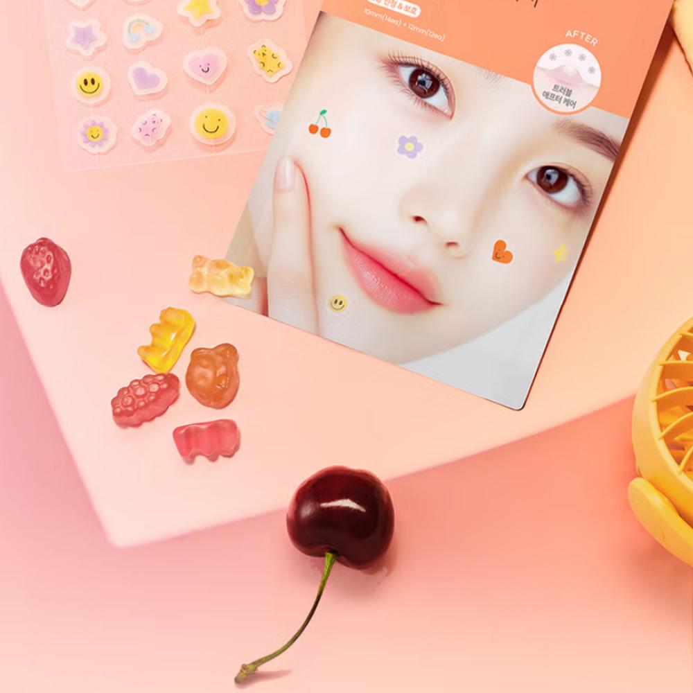 A Solution Trouble Patch 2 Typen (Stelle : Vor dem Quetschen 57 + Klar : Nach dem Auspressen von 26 Blättern)