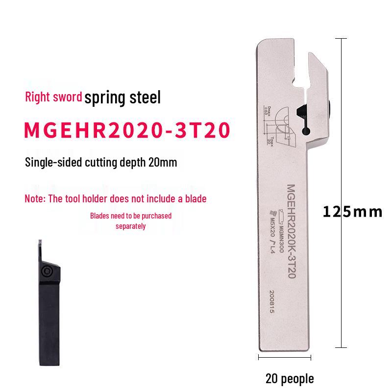 3mm Outer Diameter Grooving Tool Holder MGEHR/MGEHL Series