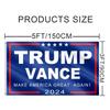 Presidential Election Donald Trump Flag Polyester Indoor Outdoor Decoration Banner US Presidential Election Hanging Flag