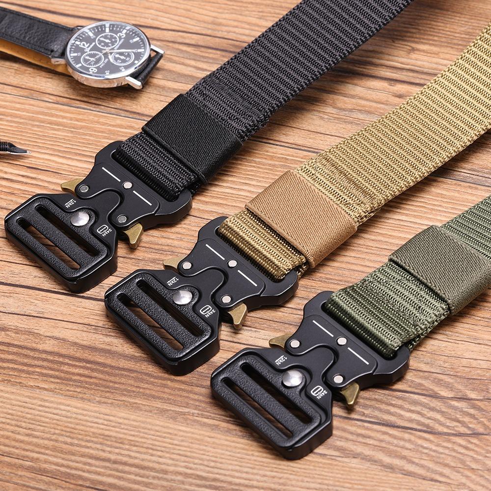 Cintura Tattica Uomo SANHIGHEND A Sgancio Rapido, Elastica E Regolabile, In Nylon 1000D, Fibbia Metallo, Per Outdoor E Lavoro