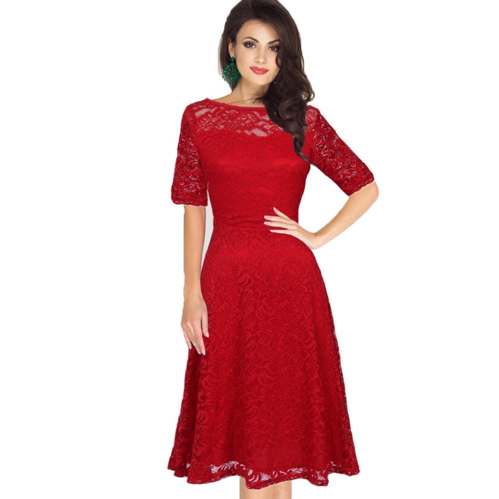2024 European & American Off-Shoulder Lace Pencil Skirt Dress for Women