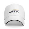 Minimal Snow Leopard with Mountains Cap Baseball Cap Sunscreen Dropshipping Unisex Hats Women's