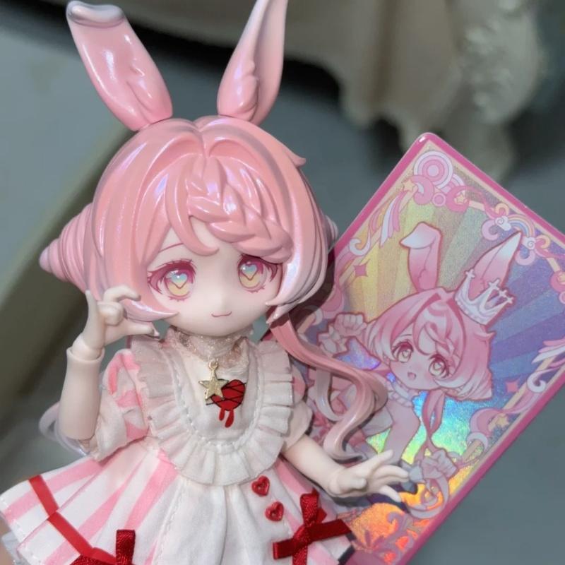 På lager Come4free 1/12 Bjd Blind Box Bonnie Meteorologisk Stjerne Språk Serie Kawaii Kanin Bjd Skrivebordsleddet Figur