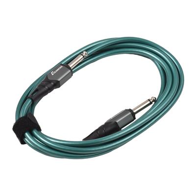 1/4 Zoll Audio-Instrumentenkabel, 3 m, Rauschunterdrückung, doppelte gerade Schnittstelle, 6,35 mm Mono, wasserdicht