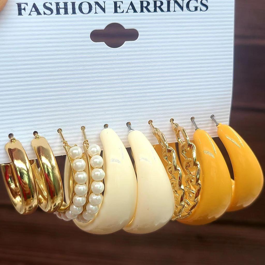 XP17 Perlenohrring-Set - Trendig und modisch