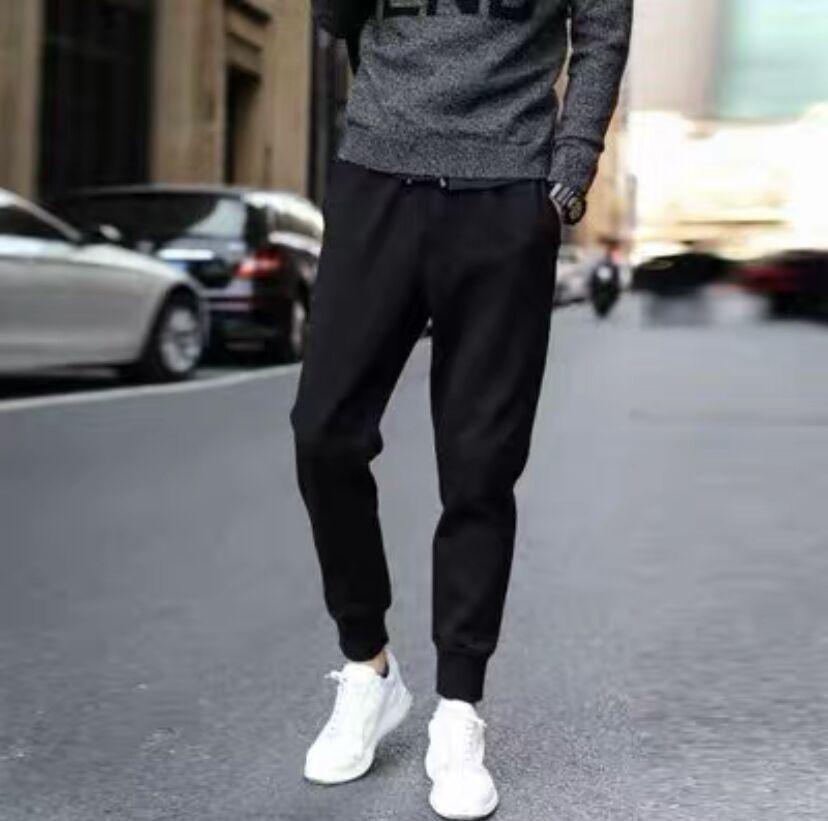 

Мужские теплые флисовые облегающие и свободные спортивные штаны для осени и зимы M (85-100 lbs)