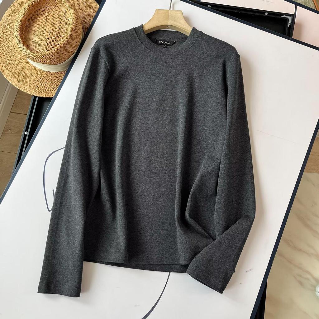 2025 Spring Women's Casual Loose Long-Sleeve T-Shirt: Versatile and Elegant
