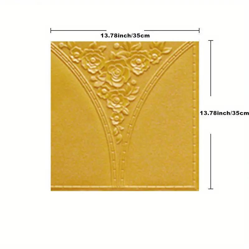 

35*35см Креативні самоклеючі панелі Наклейки на стіну для фону телевізора Шпалери для вітальні Сітка М яка сумка 3D Домашній декор 12pcs 35x35cm