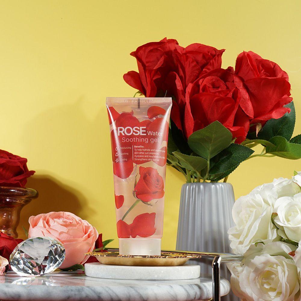 DTRAIGBI Quick Soothing Skin Soothing Gel for Sensitive Skin 100ml Rose