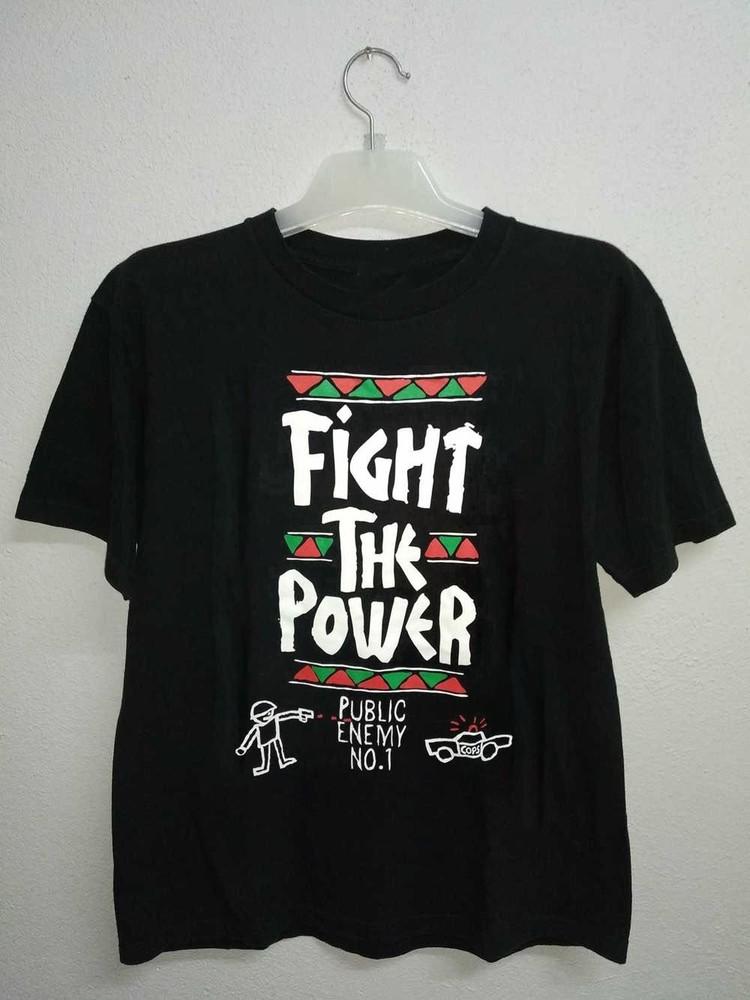 Новая футболка Public Enemy fight the power Подарок для фанатов Унисекс Все размеры PI146 Унисекс Футболка L