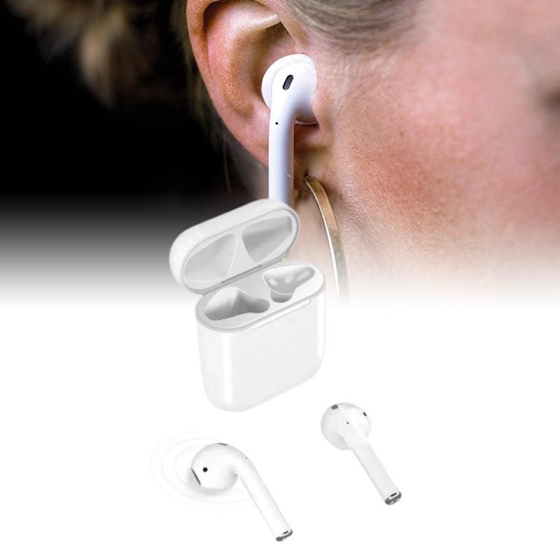 For 2. generasjons Bluetooth-hodetelefoner med ladeetui Trådløse ørepropper