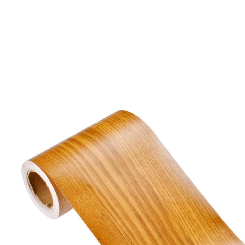 1pc 5mX20cm Self-adhesive Wall Trim Line Skirting Border Waterproof Baseboard Wallpaper Sticker for Living Room Home Decoration