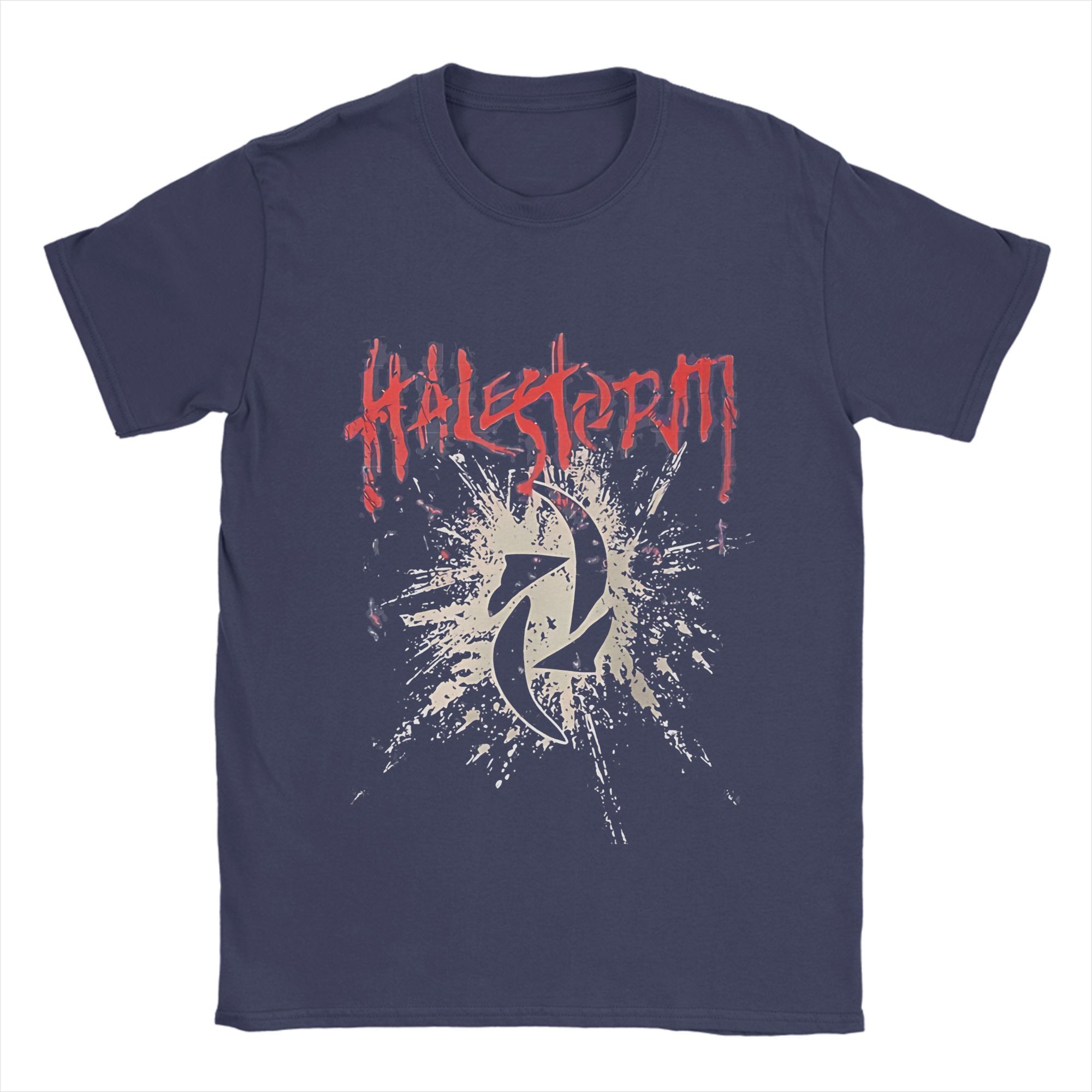 

Halestorms Band T Shirt Beach Cotton T Shirts For Men s Hip Hop Design Tee Shirt Short Sleeves Y2K Funny Clothing 4XL