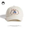 And Cozy Cute Unisex Japanese Bear Embroidered Cap For Spring And Protection Summer
