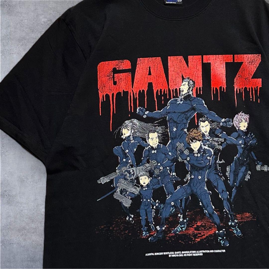 

[USED] GANTZ Double-Sided Print T-Shirt Black XL Anime