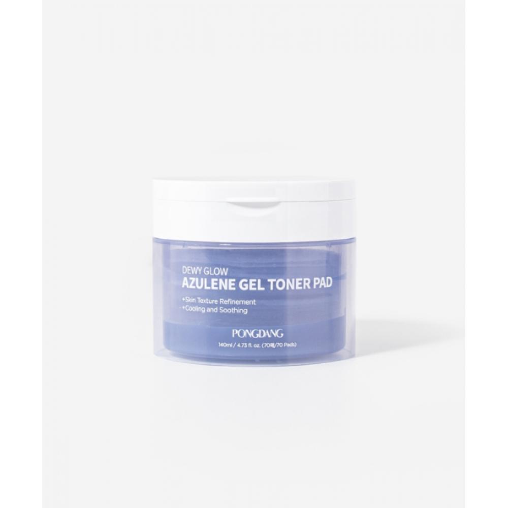 Pongdang Dewy Glow Azulene Gel Toner Pad
