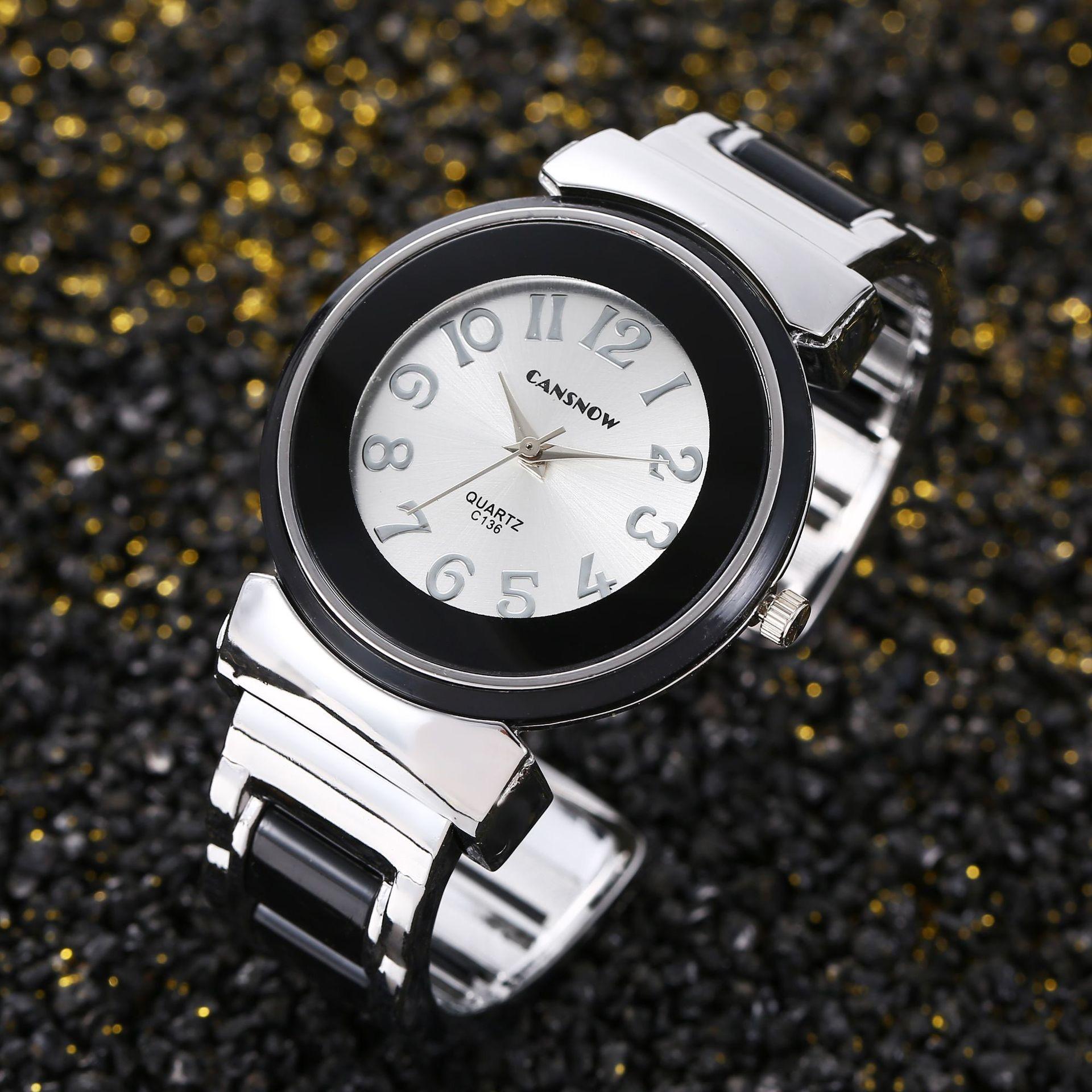 

CANSNOW Luxury Women Wrist Watch Women Watches Fashion Bracelet Watch Women s Watches Clock For Female Gift чорний