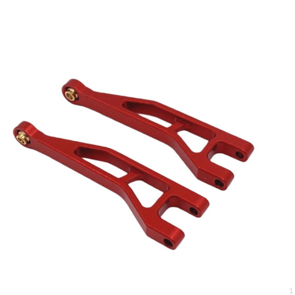 2 Pieces RC Rear Upper Shock Absorber Arm Anodized Finish Upgraded