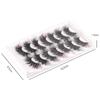 High Imitation Mink Hair Color False Eyelashes Simulation Dense Multi-Layer Three-Dimensional Curled Eyelashes