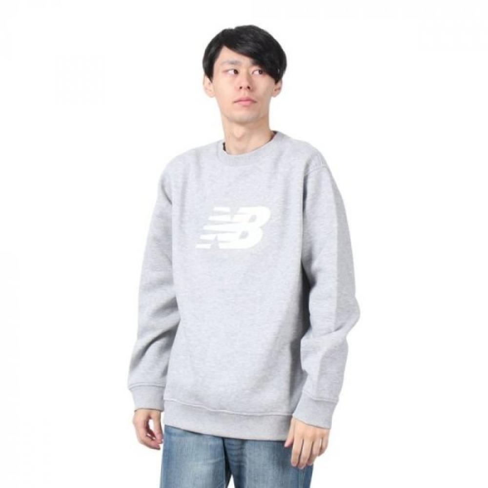 

New Balance Galleria Men S SpeS Core Sweat Crew Shirt Mt43905ag New Balance 2XL