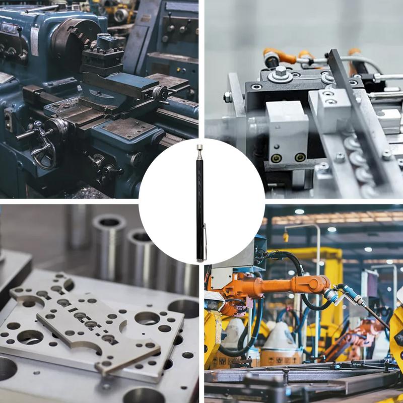 Magnetic Pick Up Tool Extendable Stainless Steel Magnet Stick For Mechanics Portable And Lightweight Magnet Wand To Grab Screws